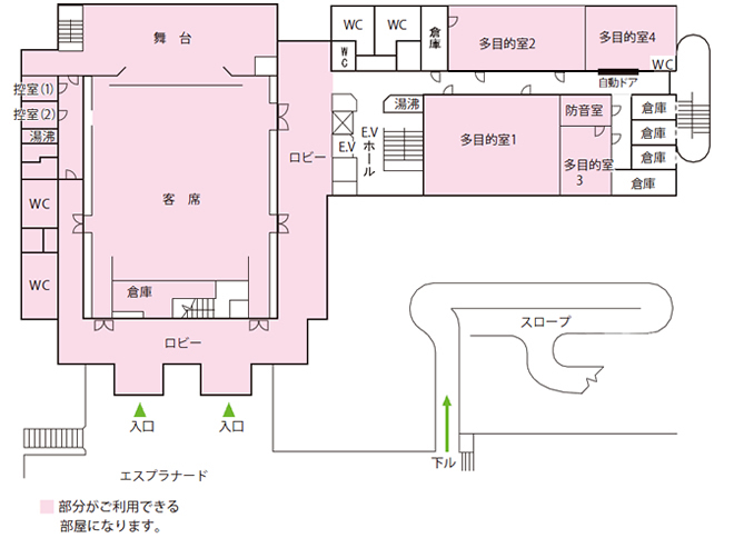 2Fフロア平面図