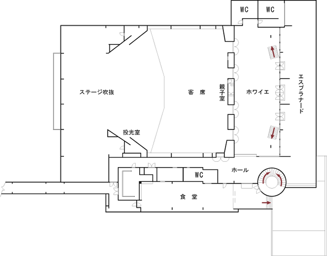 2Fフロア平面図